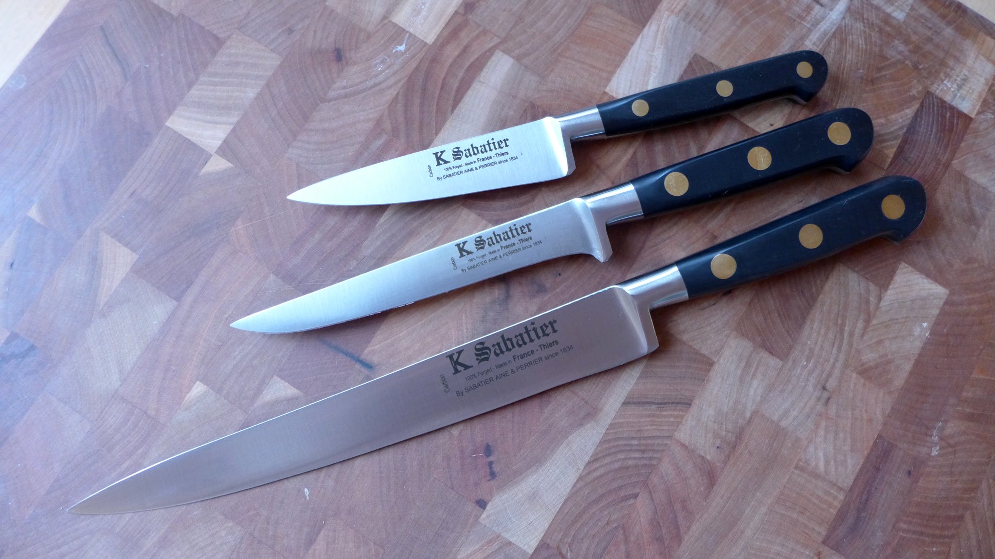 Kitchen Knives K Sabatier Working By Hand